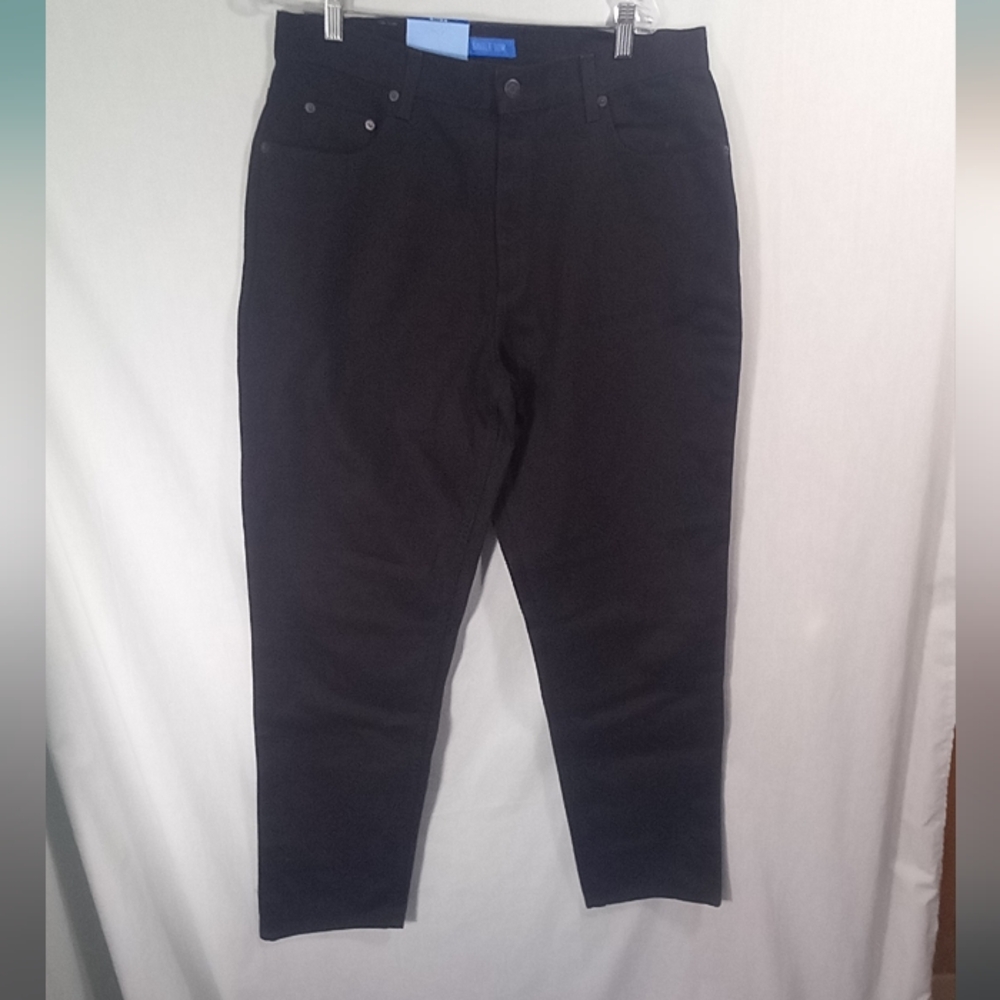 Saville Row Black Men's Straight Leg Jeans Size 36x34 NWT